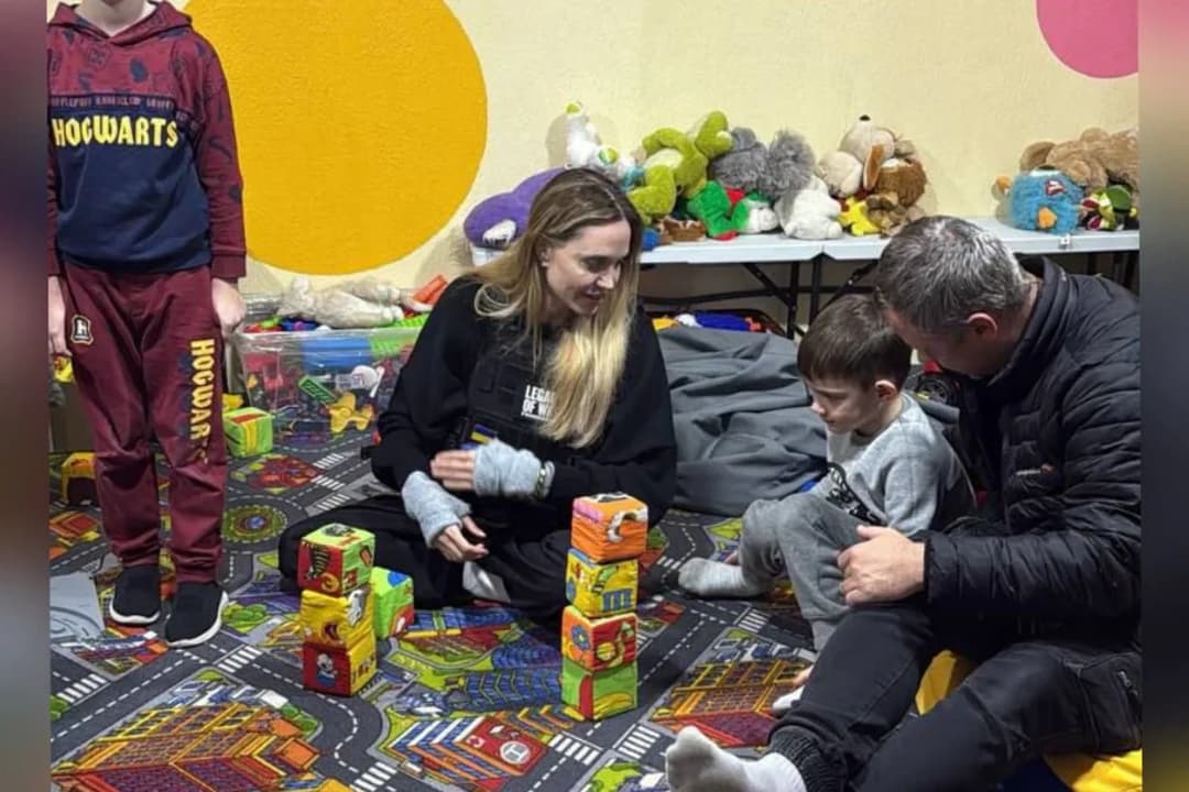 Голлівудська кінозірка Анджеліна Джолі приїхала в Херсон