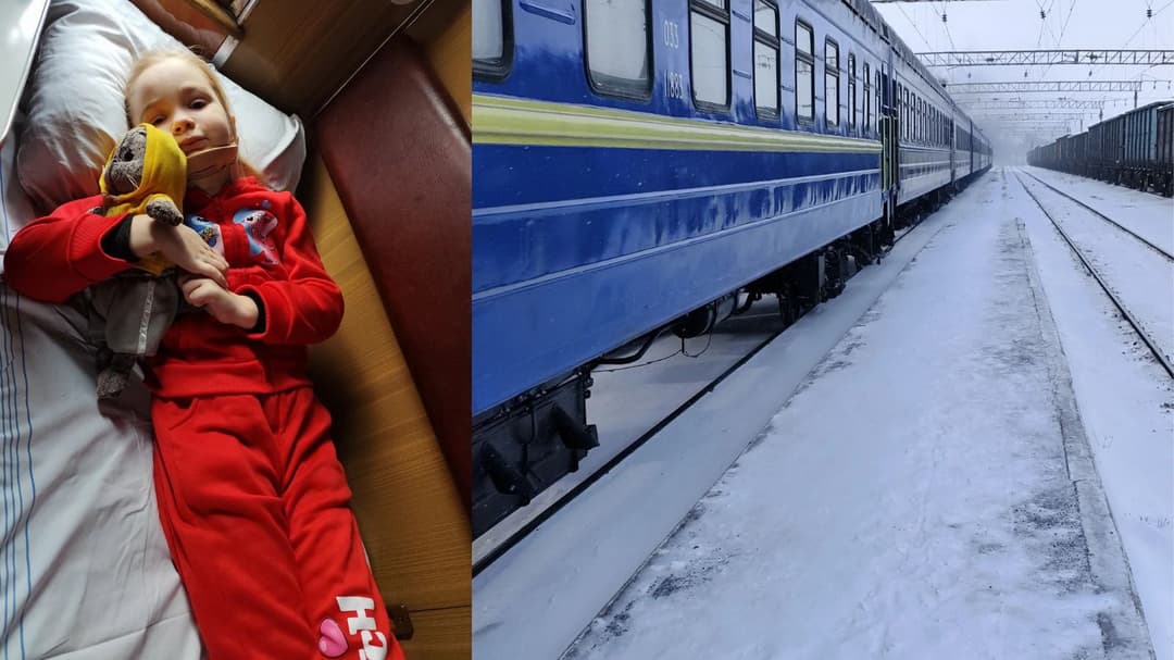 Швидкісний потяг зробив спеціальну зупинку, щоб забрати важко хвору дитину до лікарні